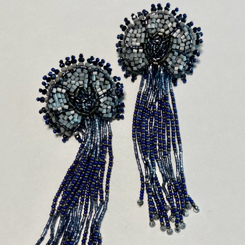 Anthropologie Tasseled Earrings